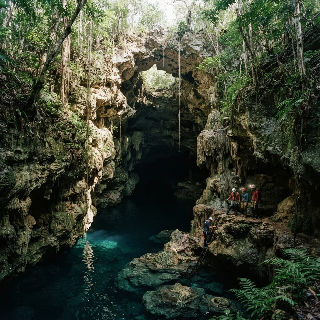 Portales naturales (agujeros, cuevas) a vastas redes subterráneas